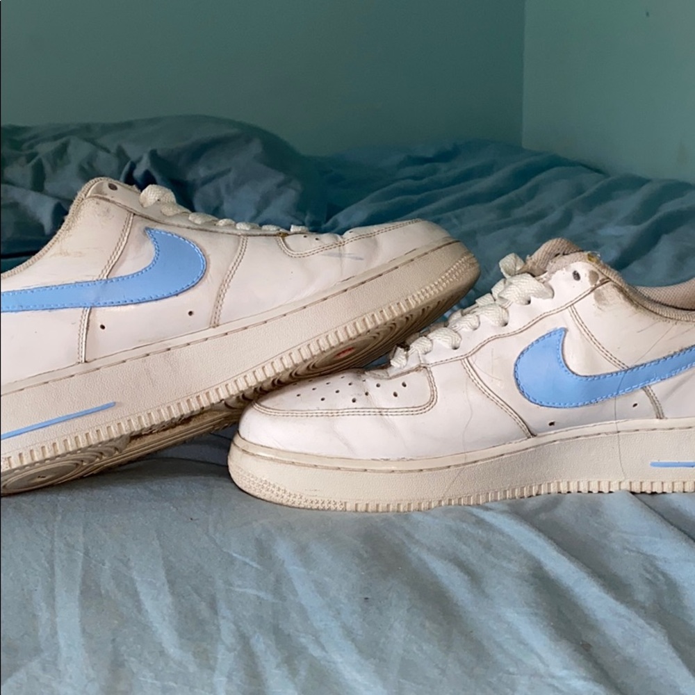Nike Air Force ones painted